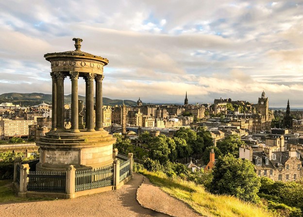 Landscape of Edinburgh, UK