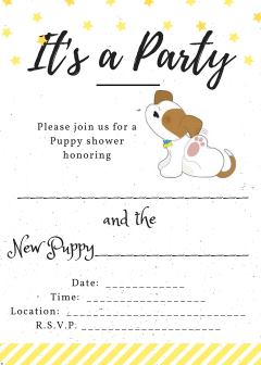 Puppy Shower Invitation Wording 4