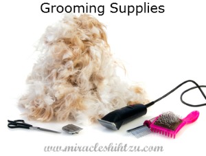 Shih tzu hotsell grooming supplies